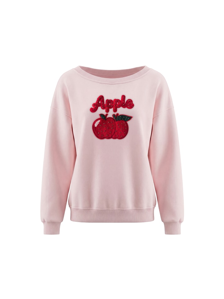 Women Sweatshirt in Light Rose