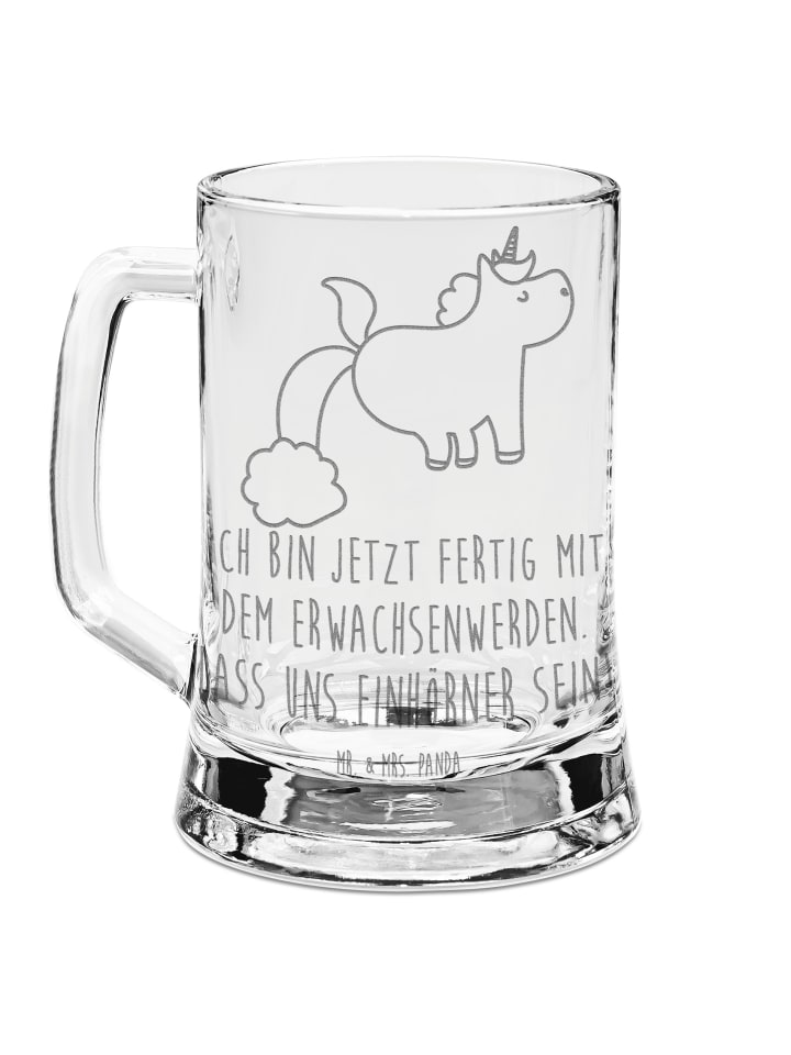 Krug Einhorn Pupsen mit Spruch in Transparent