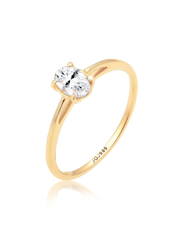 Ring 585 Gelbgold Verlobungsring in Gold