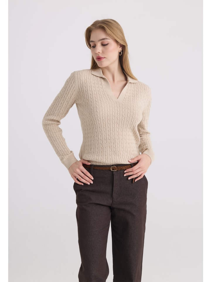 Pullover in Beige