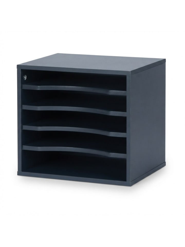 Dokumentenablage in Schwarz - (B)35,5 x (H)33 x (T)25 cm