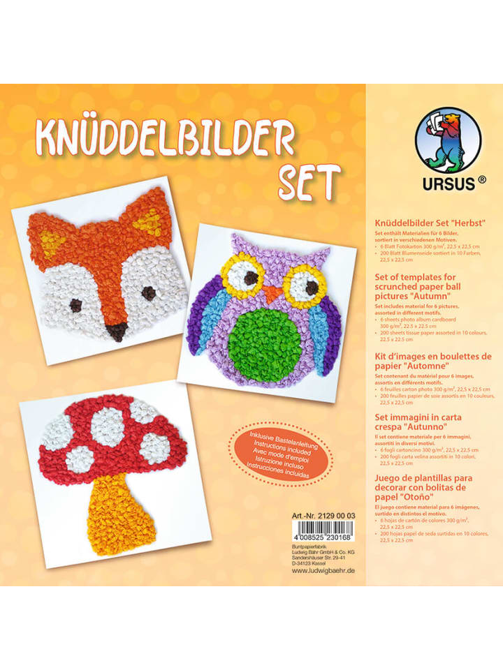 Knüddelbilder Set Herbst - ab 3 Jahren