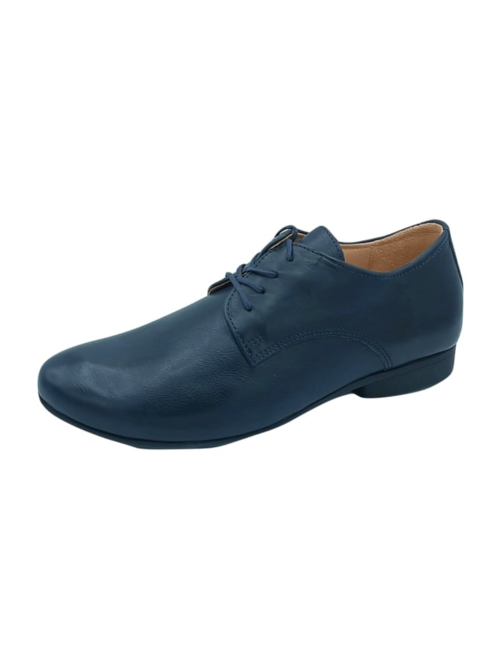 Komfort Schnürschuhe in Blau