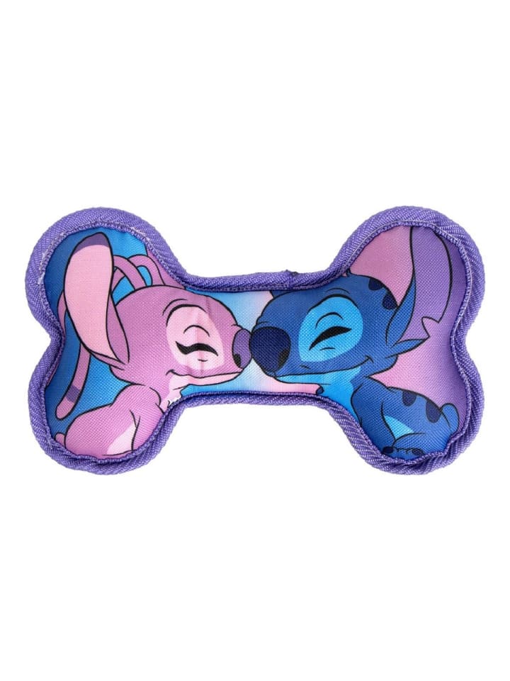 Lilo & Stitch Quietscher-Hundespielzeug – Fördert Zahnpflege in Blau