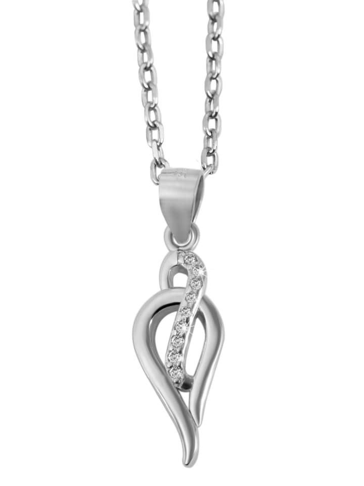 Damen Anhänger – Anhänger aus 925 Silber mit Zirkonia in silber
