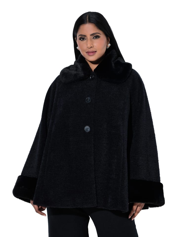 Parka in schwarz