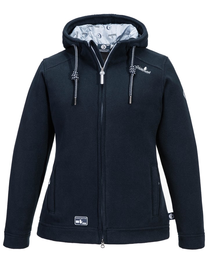 Fleecejacke "Holzbein Angie" in navy