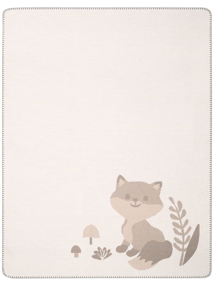 Babydecke Foxy in natur