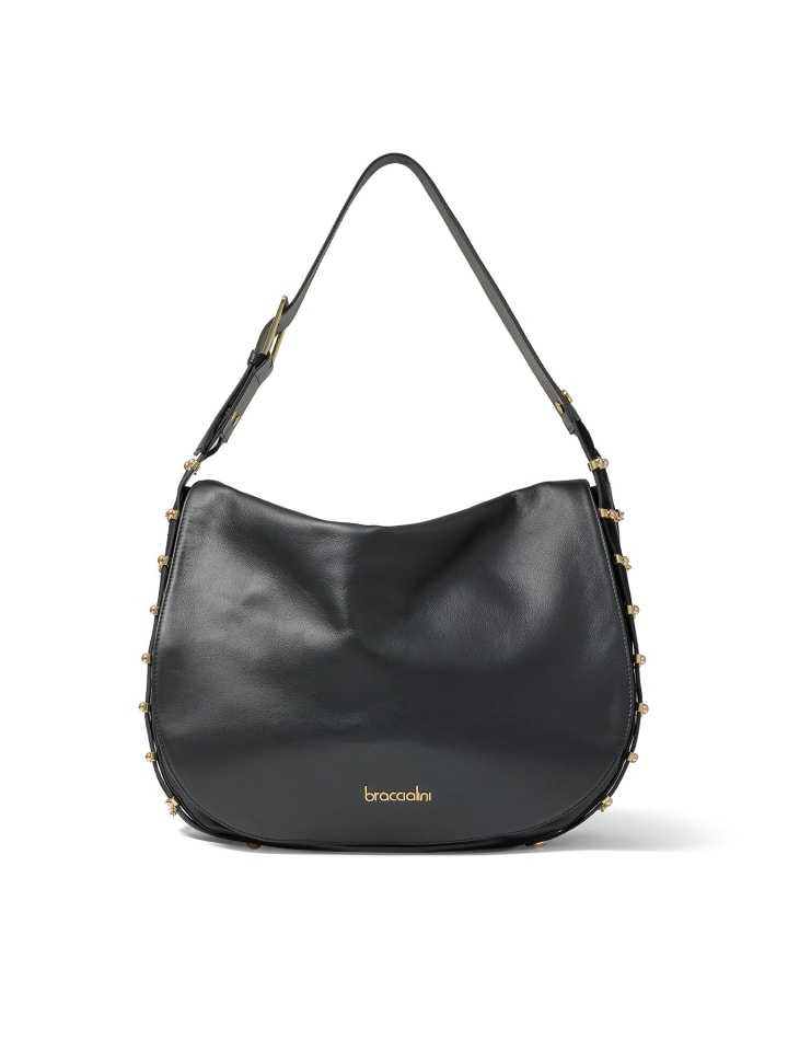 Schultertasche in BLACK