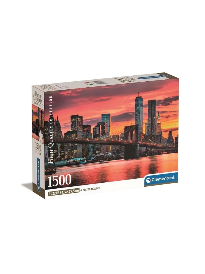Städte East River New York 1500 Stk Compact Puzzle