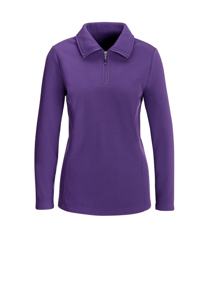 Fleece-Shirt in lila