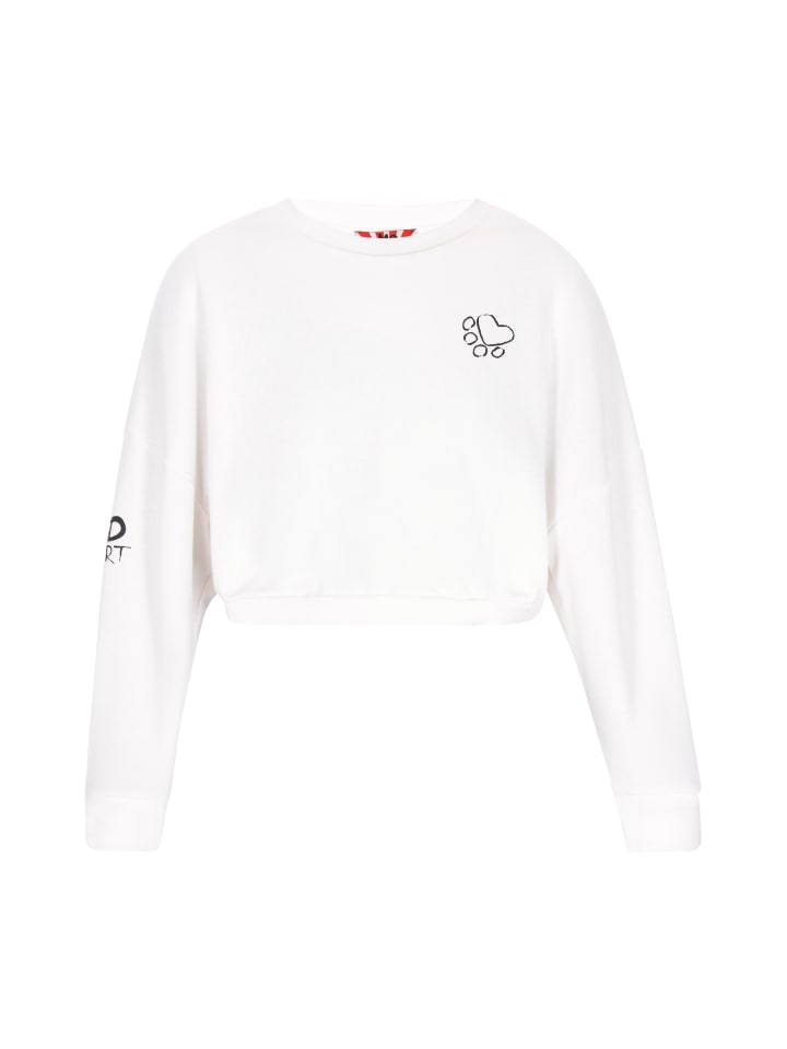 Women Sweatshirt in white
