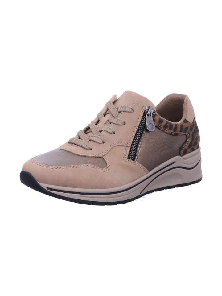 Schnürschuh in camel/bronze/braun