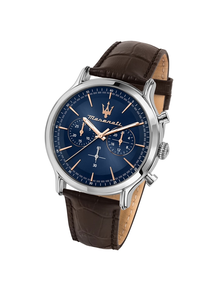 Chronograph-Armbanduhr Maserati Epoca in braun groß (ca. 42mm)