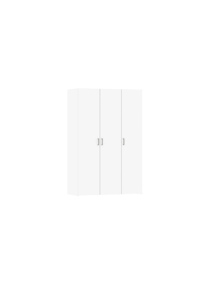 Kleiderschrank Spell Weiß 116 x 49 cm