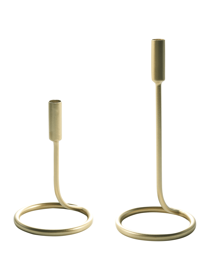 2er-Set Kerzenständer BUNYU in Gold