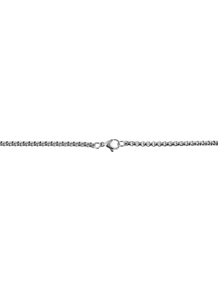 Unisex Halskette mit Anhänger – Kreuz aus Edelstahl in silber