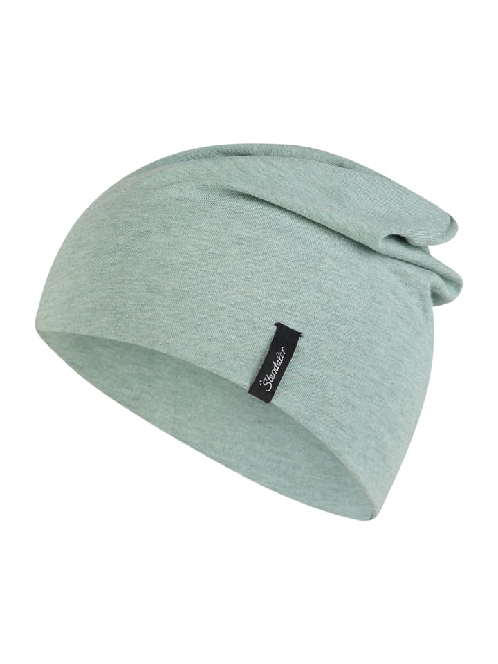OCS Beanie melange in sattes grün