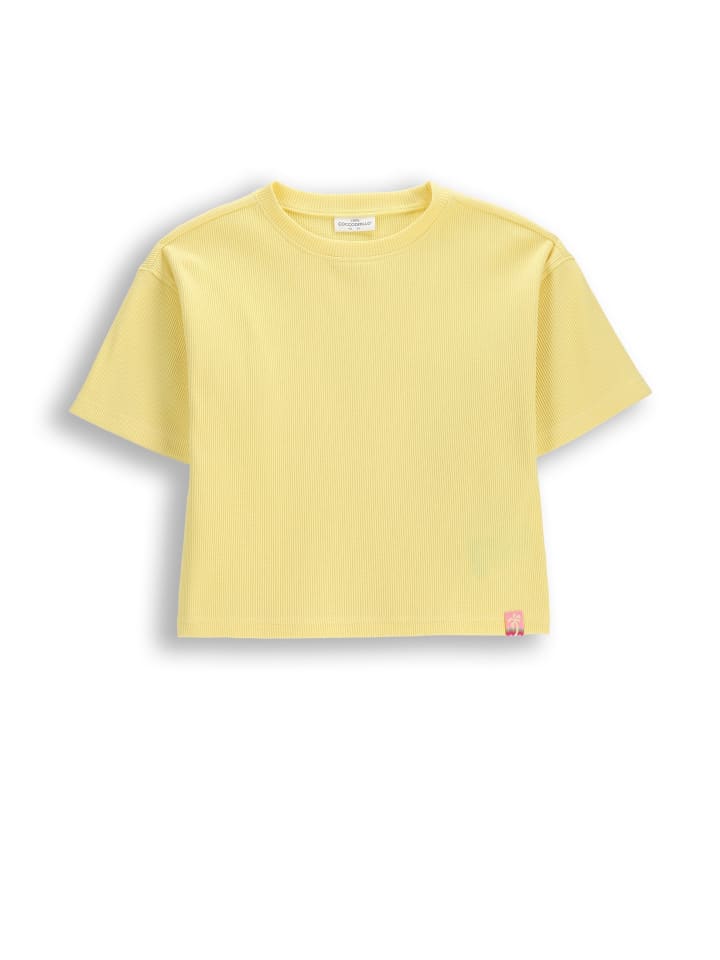 T-Shirt mit kurzen Ärmeln in gelb