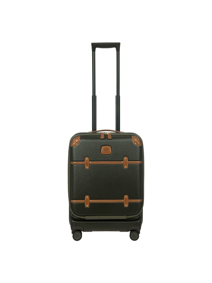 Bellagio 4 Rollen Kabinentrolley 55 cm mit Dehnfalte olivgruen