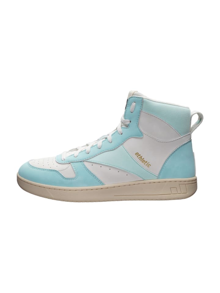Sneaker Carl in Light Bleached Agua Green | Just White