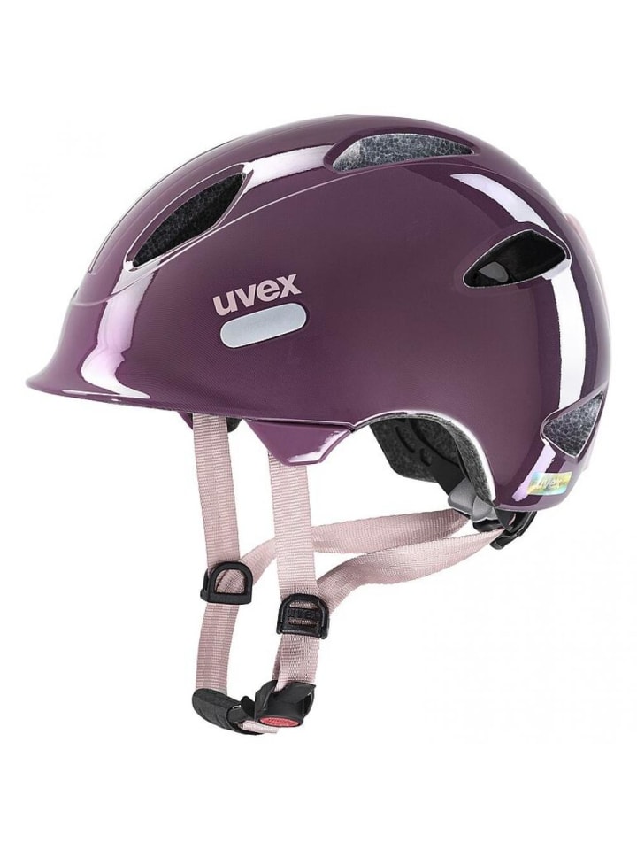 uvex oyo Kinder-Fahrradhelm plum - dust