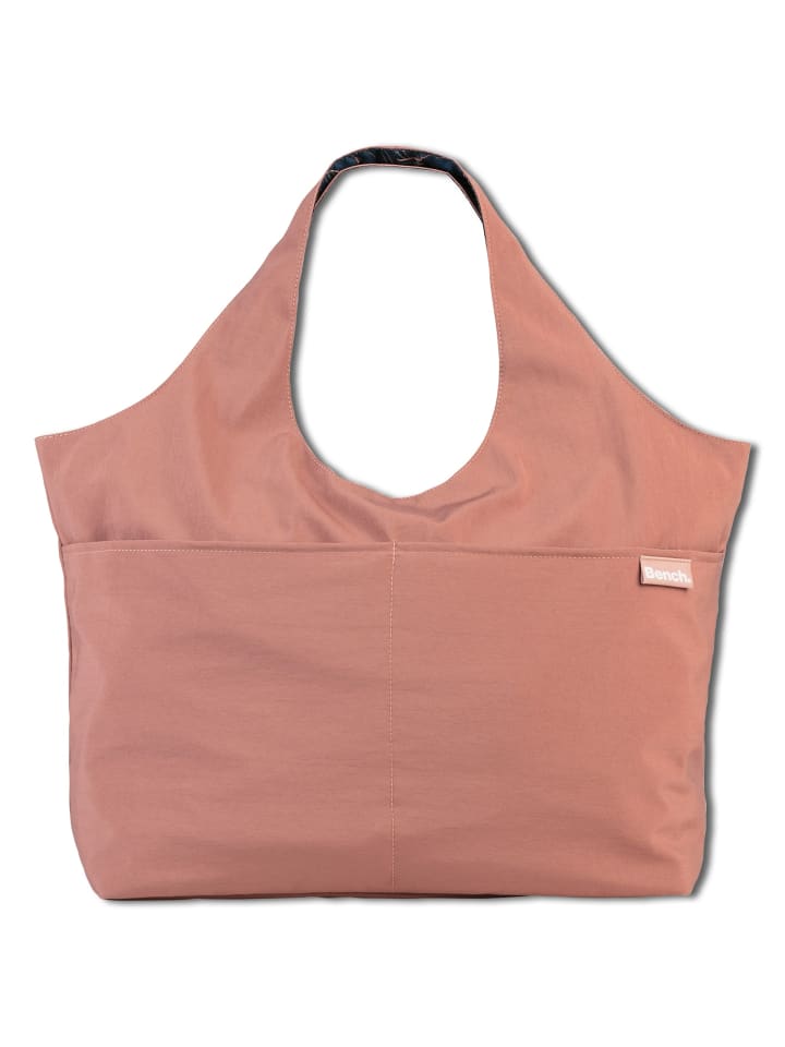 Shopper Nylon, washed orange, rot ca. 60cm