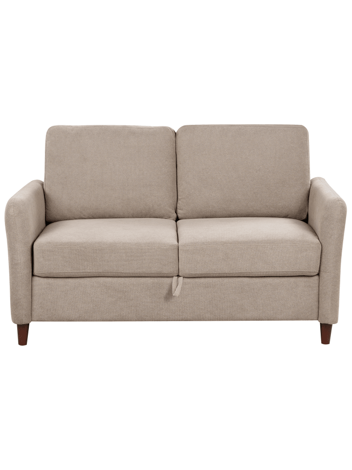 2-Sitzer Sofa MARE in Beige/Braun - (W) 143 x (H) 88 x (L) 77 cm