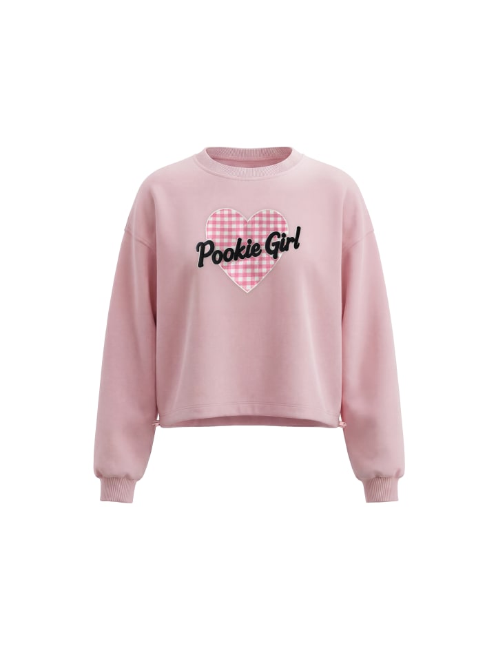 Women Sweatshirt in Light Rose