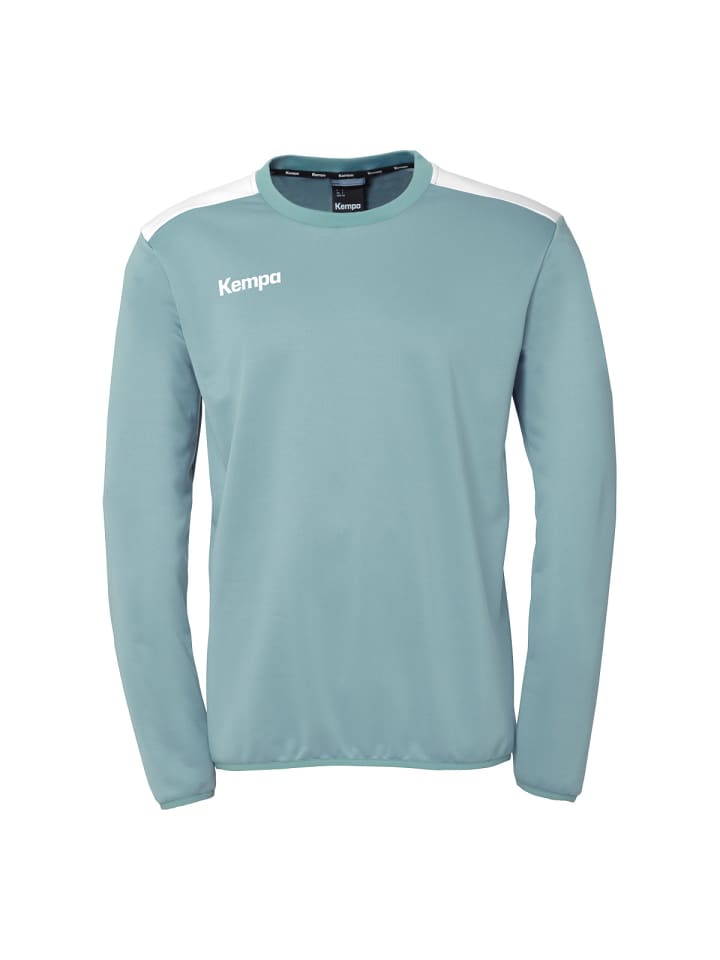 Langarmshirt Emotion 27 Kids in aqua/weiß