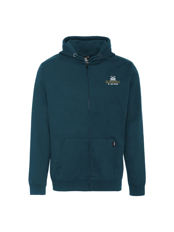 Sweatshirtjacke Basic Osk Samurai in Dark green
