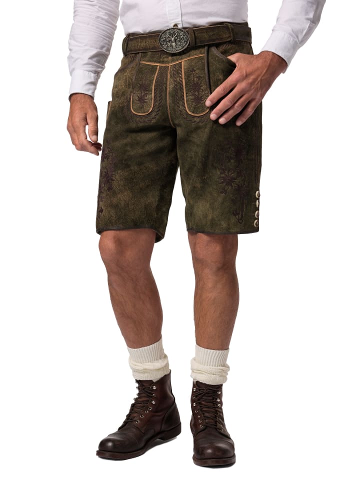 Lederhose in classic braun