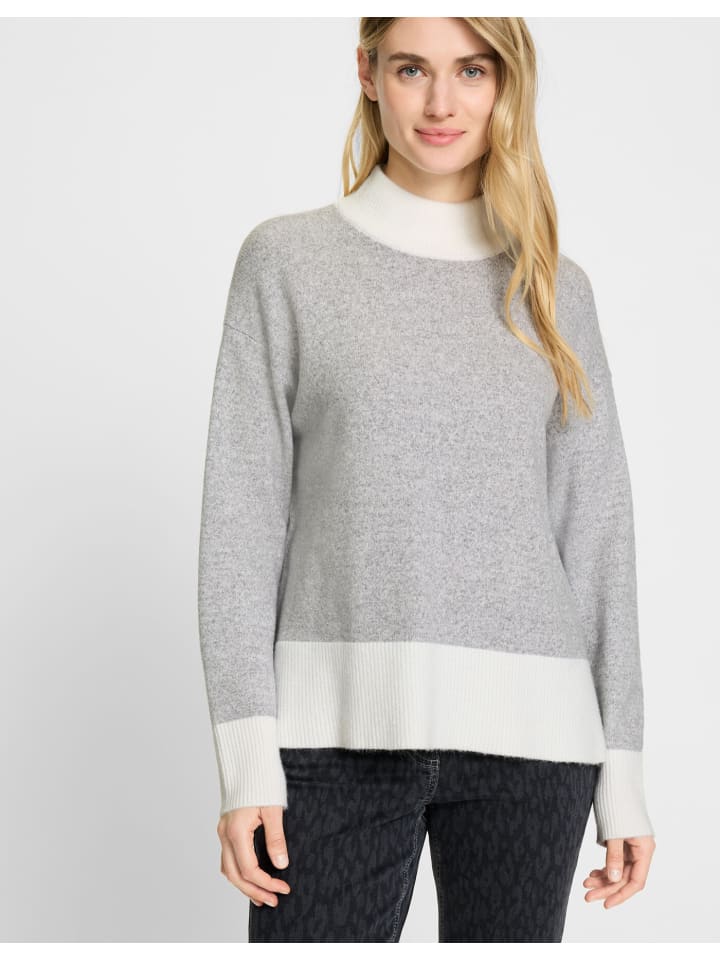 Langarmshirt in Misty Grey Mel