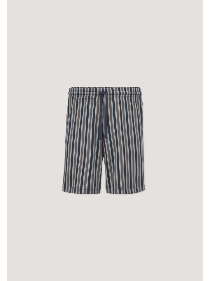 Hessnatur Schlafshorts PURE COTTON aus reiner Bio-Baumwolle in nebelblau