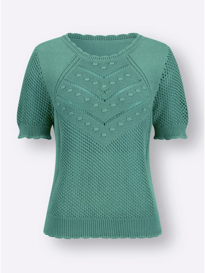 Pullover in salbei