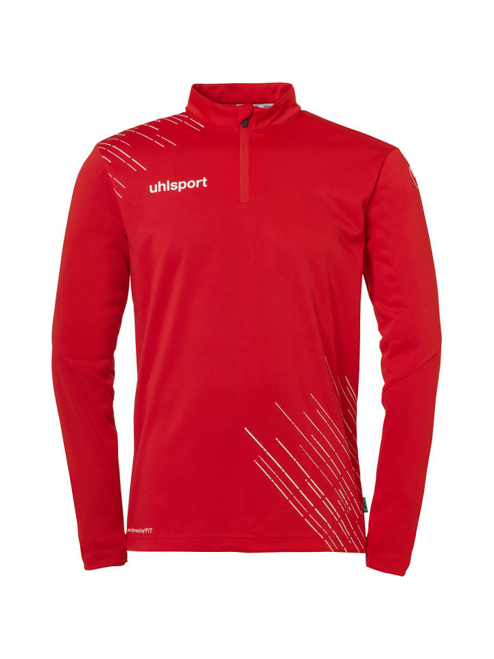 1/4 ZIP TOP SCORE 26 1/4 ZIP TOP in rot/weiß