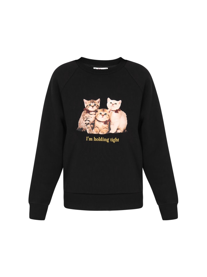 Women Sweatshirt in black