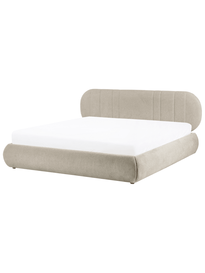 2-tlg Doppelbett CAMPAN in Beige