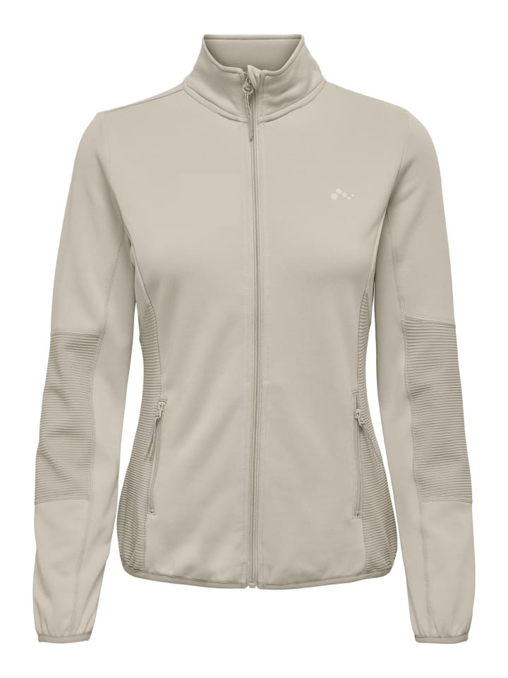 Fleecejacke in Pumice Stone 1
