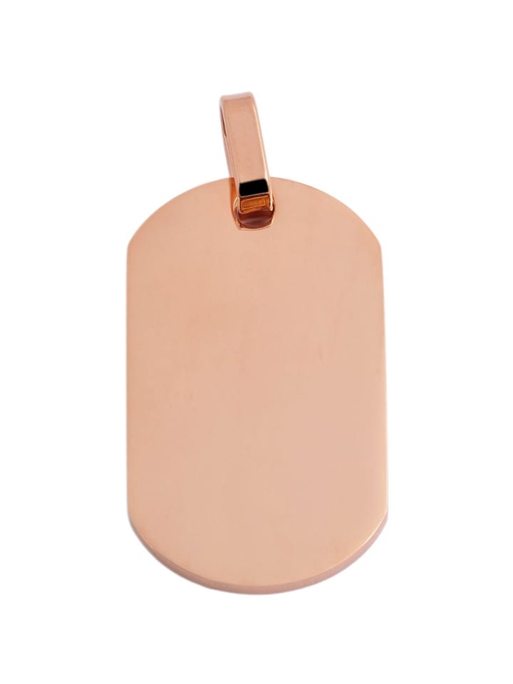 Unisex Anhänger – Gravuranhänger aus Edelstahl in gold