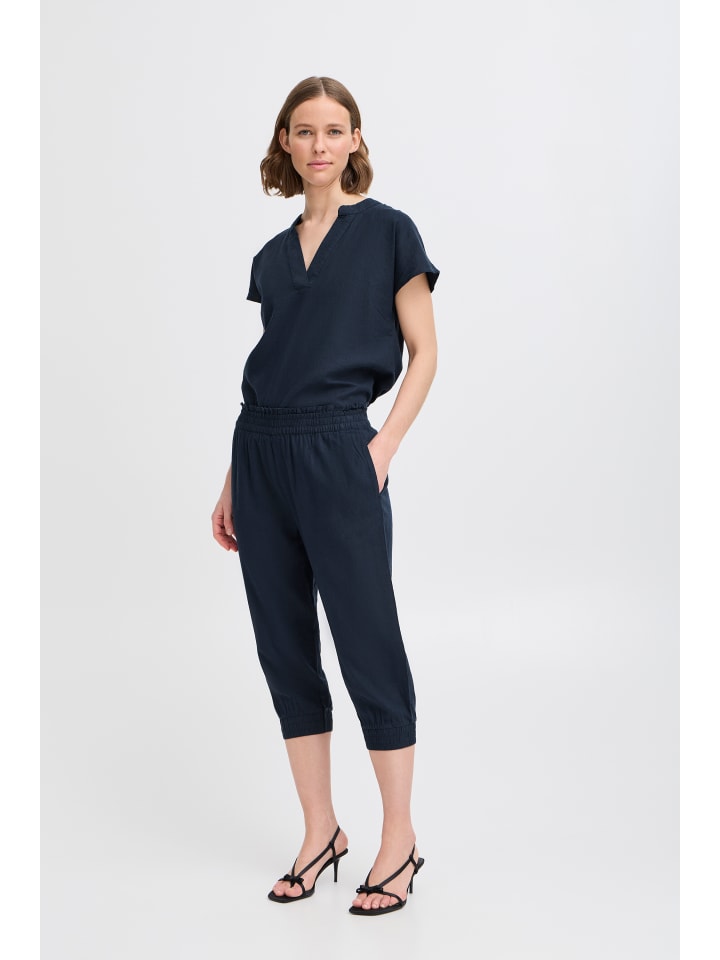 Caprihose BYFALAKKA Regular fit in Copenhagen Night