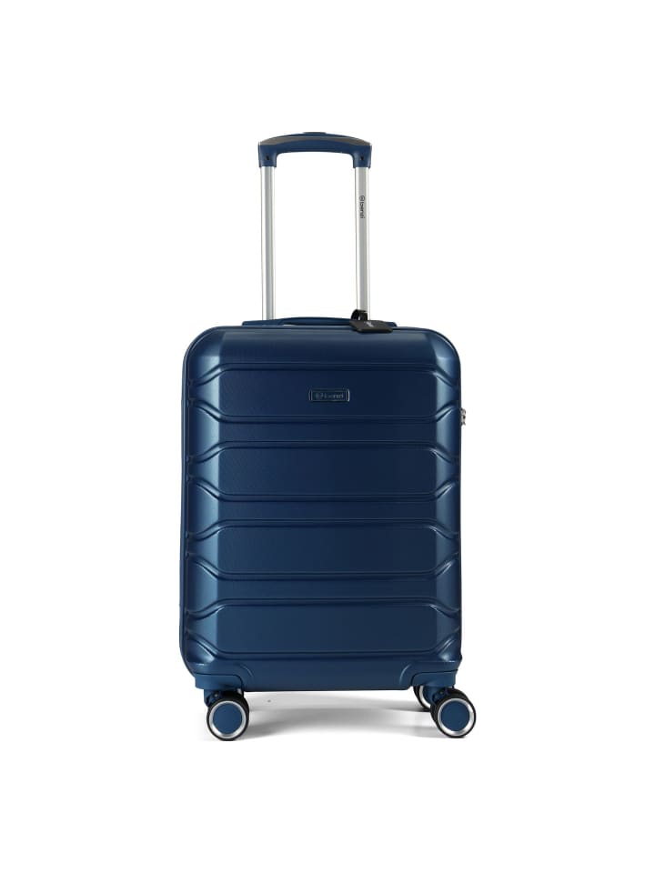 5807 4 Rollen Kabinentrolley 55 cm blau