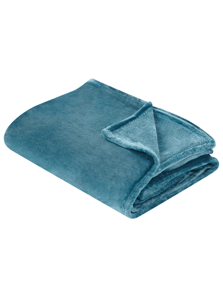 Kuscheldecke BAYBURT in Blau - (W) 150 x (H) 1 x (L) 200 cm