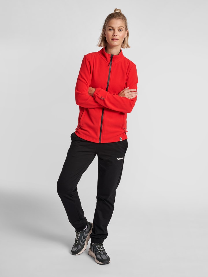 Hummel Fleecejacke Hmlnorth Full Zip Fleece Jacket Woman in TRUE RED  günstig kaufen | limango