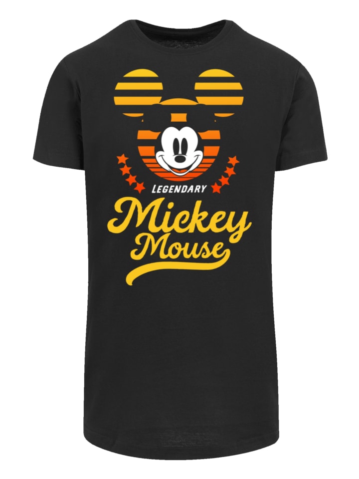 F4NT4STIC Long Cut T-Shirt schwarz günstig Disney | limango Mouse in kaufen Mickey California