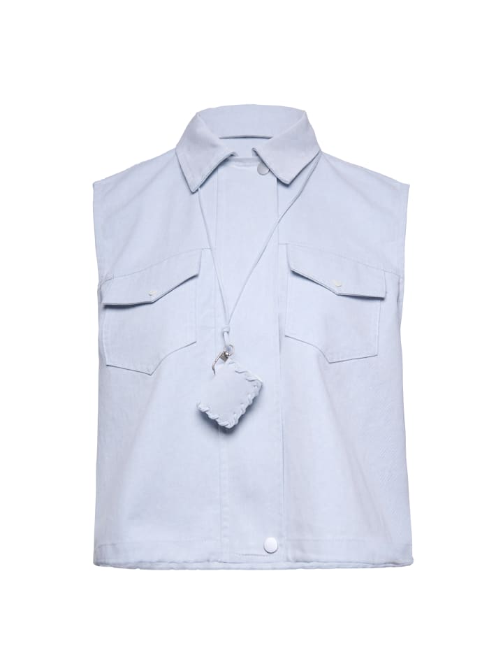 Women Vest in Blue