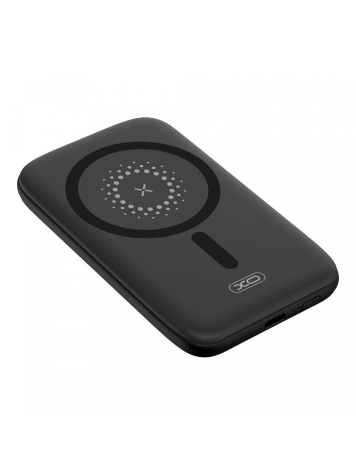 Powerbank kompatibel mit MagSafe 20W 5000mAh in Schwarz in Schwarz