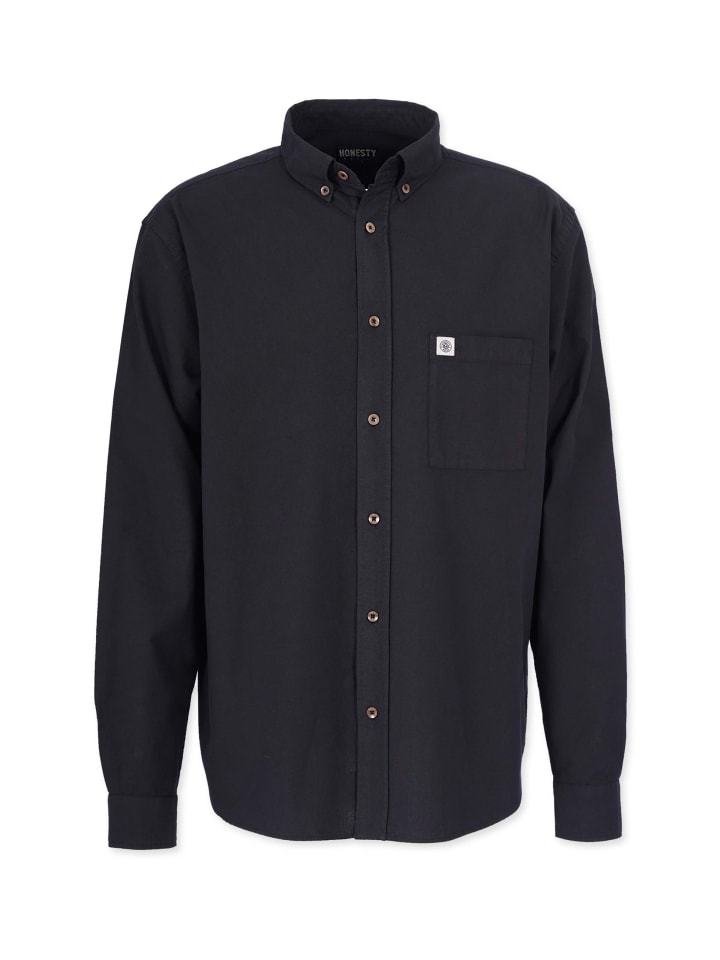 Shirt " Casual Long Sleeve " in schwarz