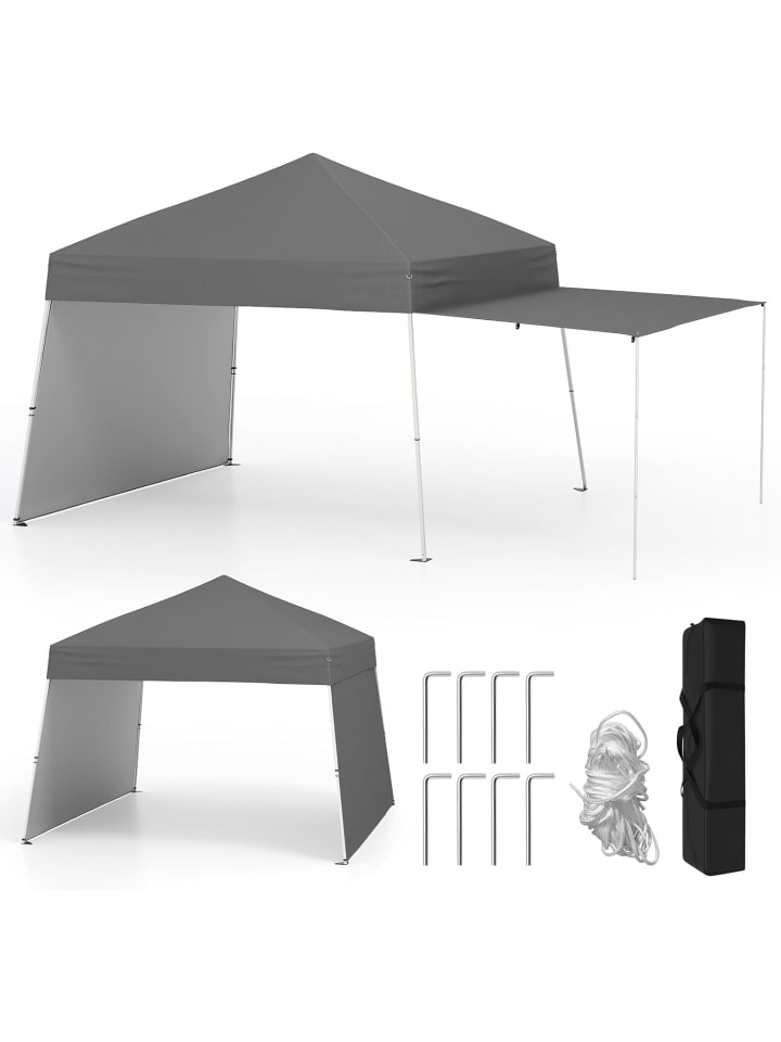 Pavillon 3 x 4 m in Grau