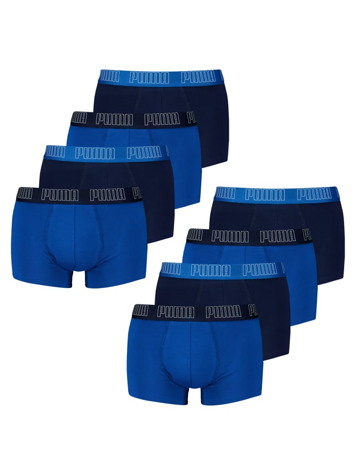 8er Pack Basic Trunks in Blau